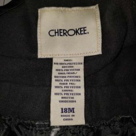 ♡Cherokee dark gray snowpants 18 Mths - Picture 5 of 8